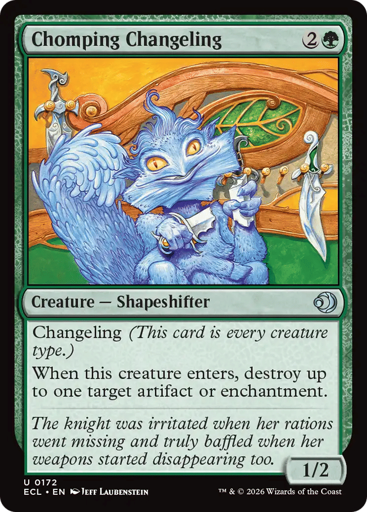 Changelin mâcheur — Lorwyn Eclipsed — Magic: The Gathering