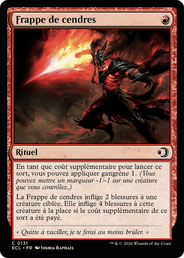 Frappe de cendres — Lorwyn Eclipsed — Magic: The Gathering