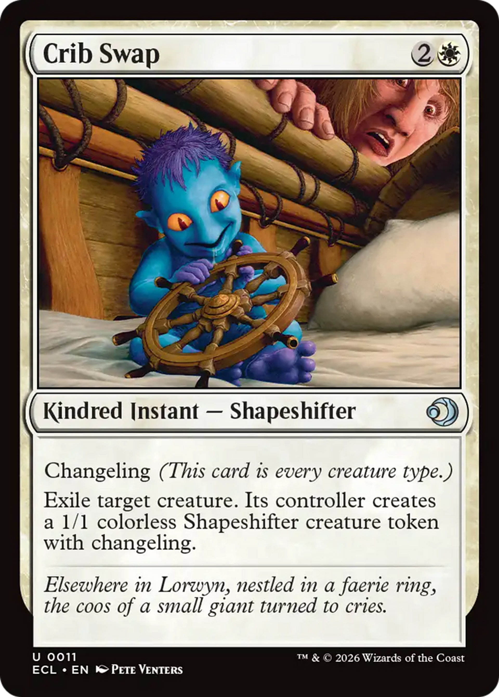 Échange au berceau — Lorwyn Eclipsed — Magic: The Gathering