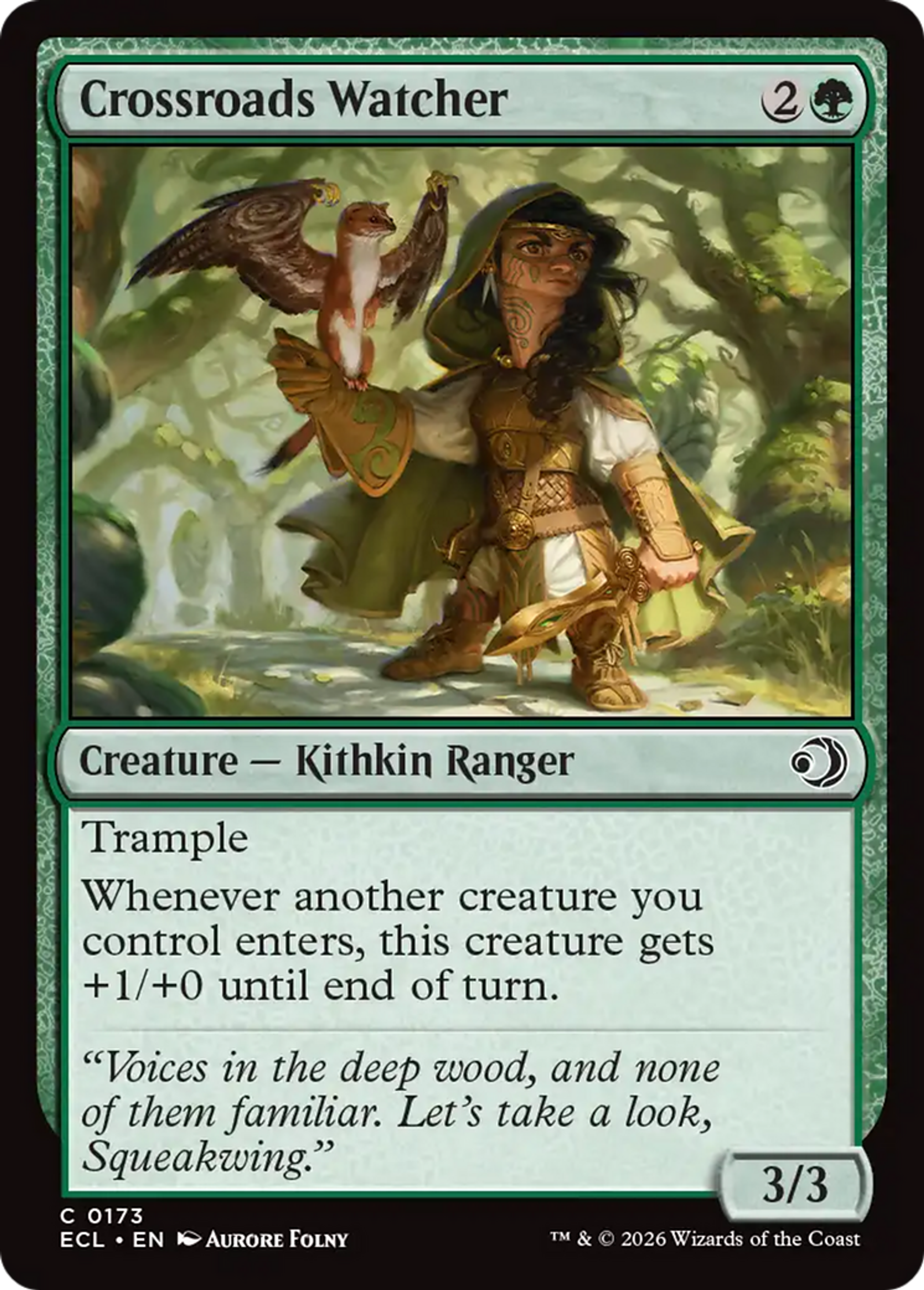 Crossroads Watcher — Lorwyn Eclipsed — Magic: The Gathering