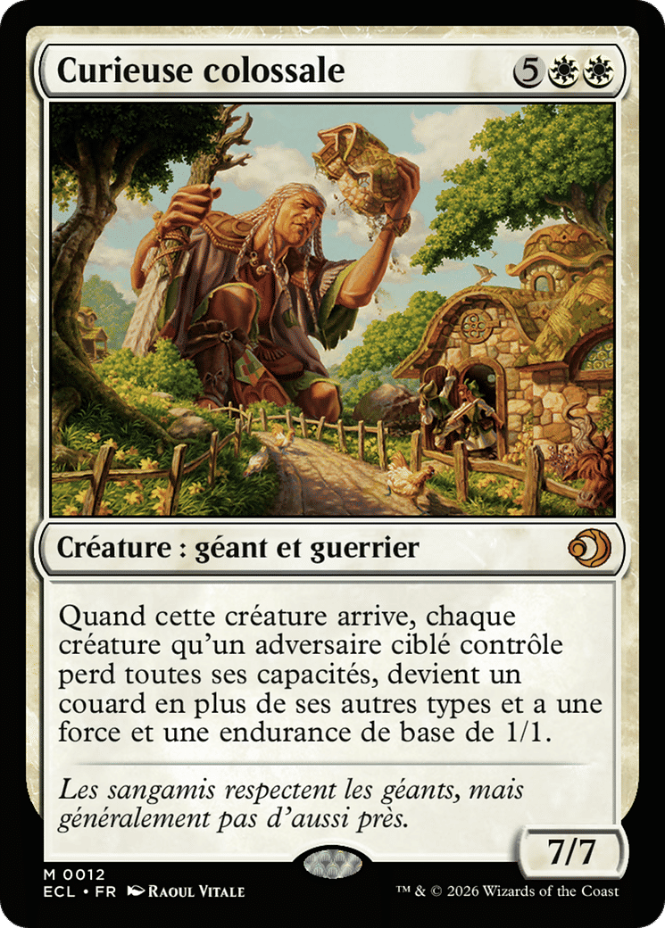 Curieuse colossale — Lorwyn Eclipsed — Magic: The Gathering