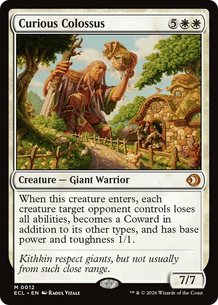 Curious Colossus — Lorwyn Eclipsed — Magic: The Gathering