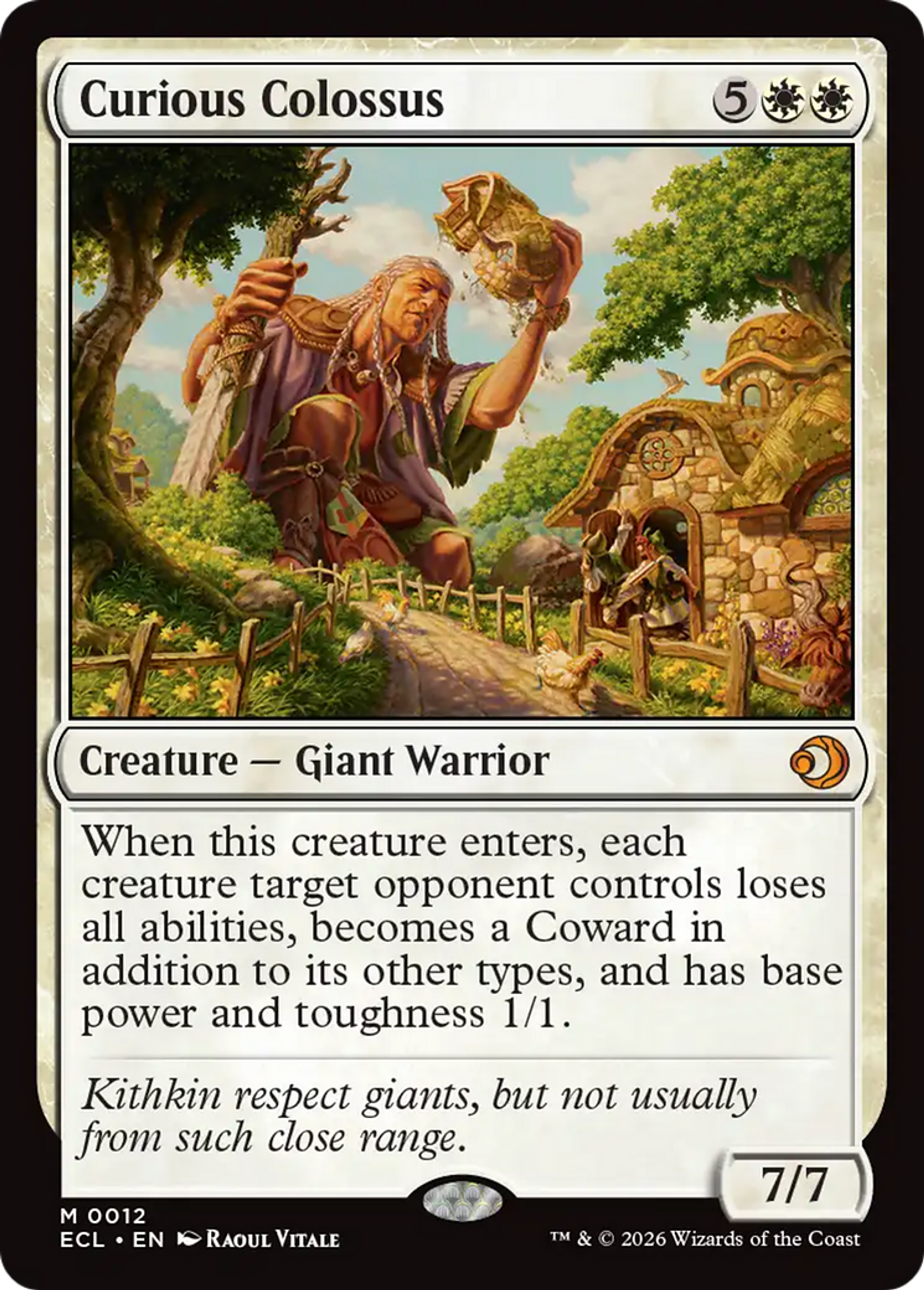 Curious Colossus — Lorwyn Eclipsed — Magic: The Gathering