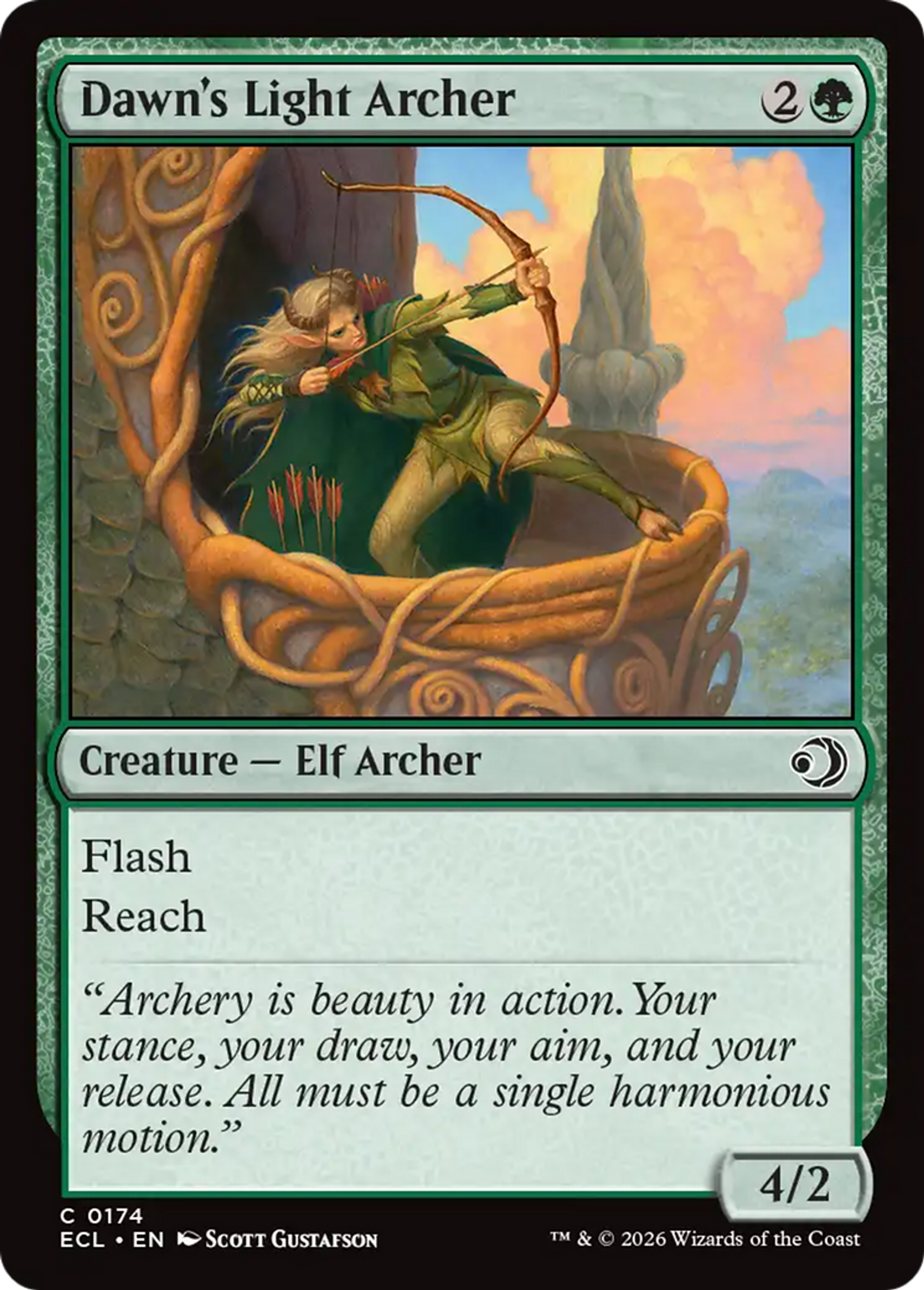 Dawn's Light Archer — Lorwyn Eclipsed — Magic: The Gathering