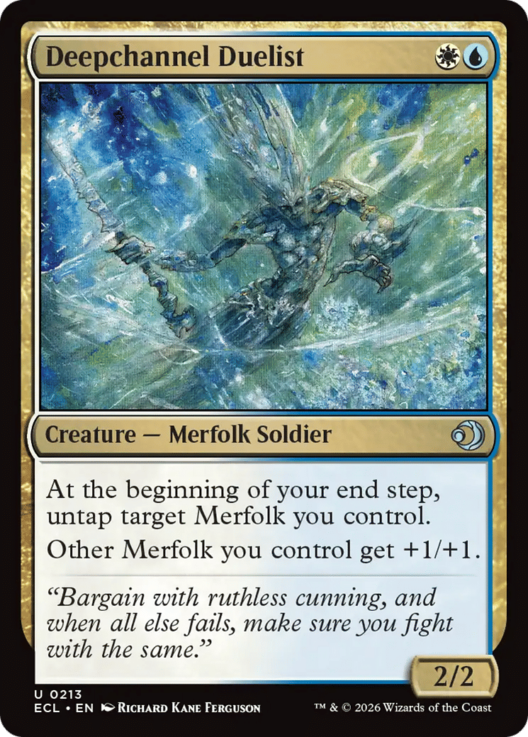Deepchannel Duelist — Lorwyn Eclipsed — Magic: The Gathering