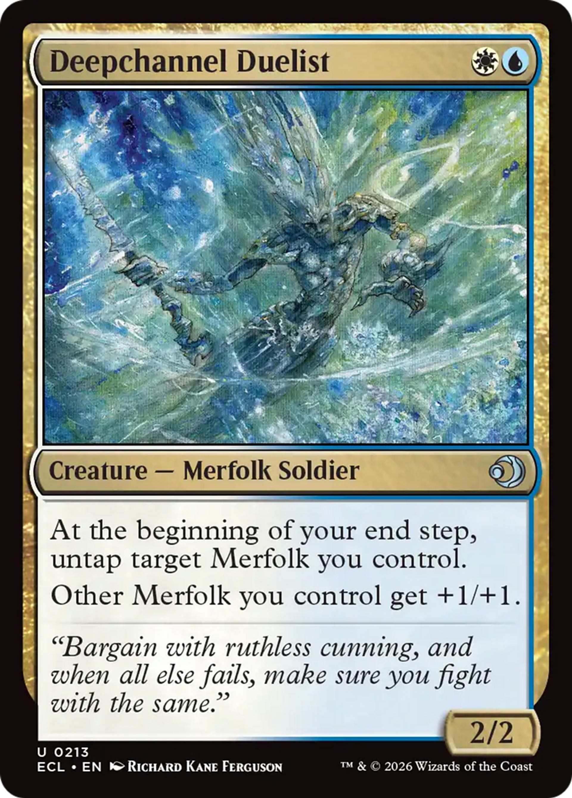 Duelliste plongechenal — Lorwyn Eclipsed — Magic: The Gathering