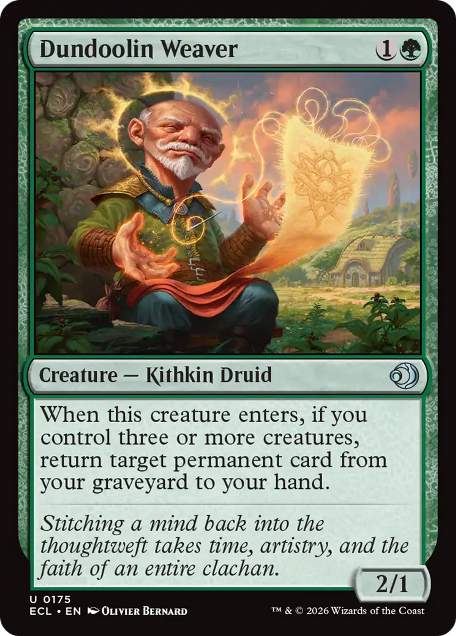 Tisseur de Dounedoline — Lorwyn Eclipsed — Magic: The Gathering