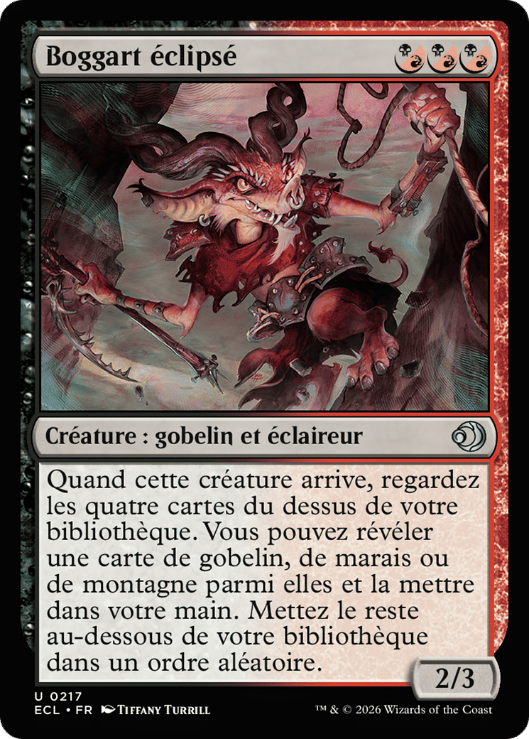 Boggart éclipsé — Lorwyn Eclipsed — Magic: The Gathering