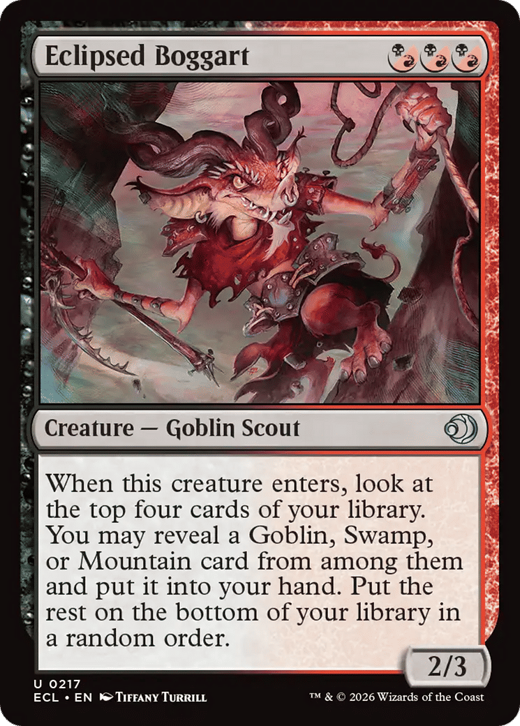 Eclipsed Boggart — Lorwyn Eclipsed — Magic: The Gathering