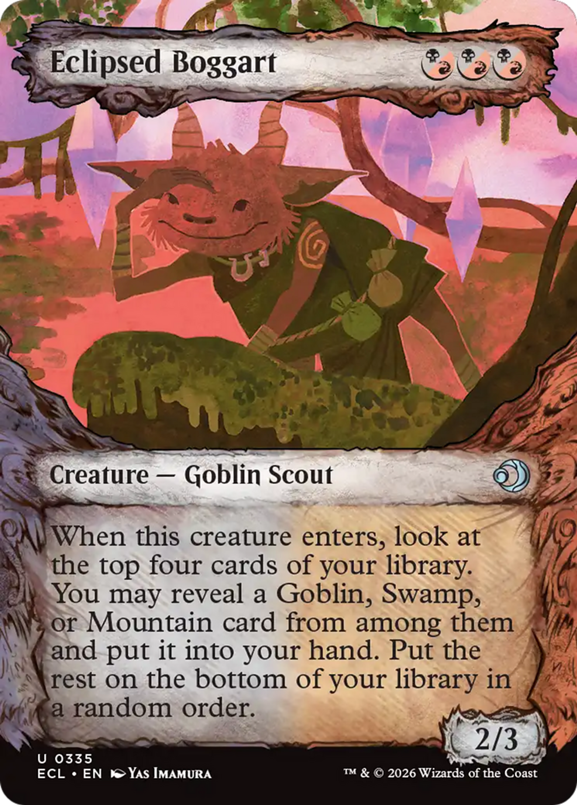 Eclipsed Boggart — Lorwyn Eclipsed — Magic: The Gathering