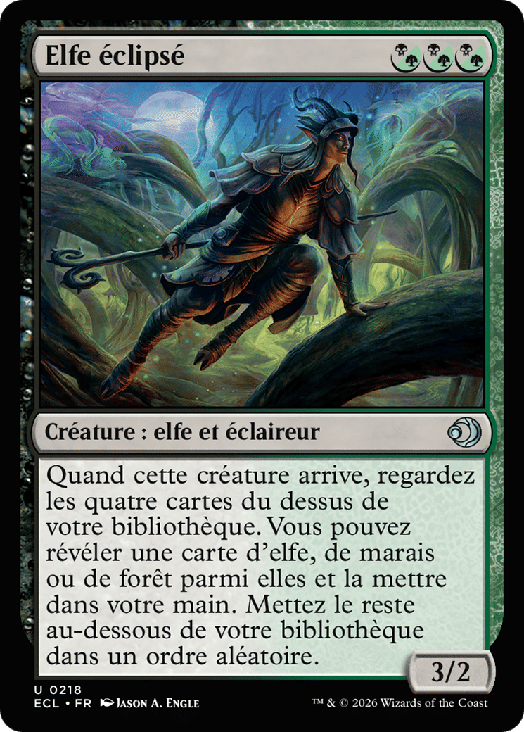 Elfe éclipsé — Lorwyn Eclipsed — Magic: The Gathering