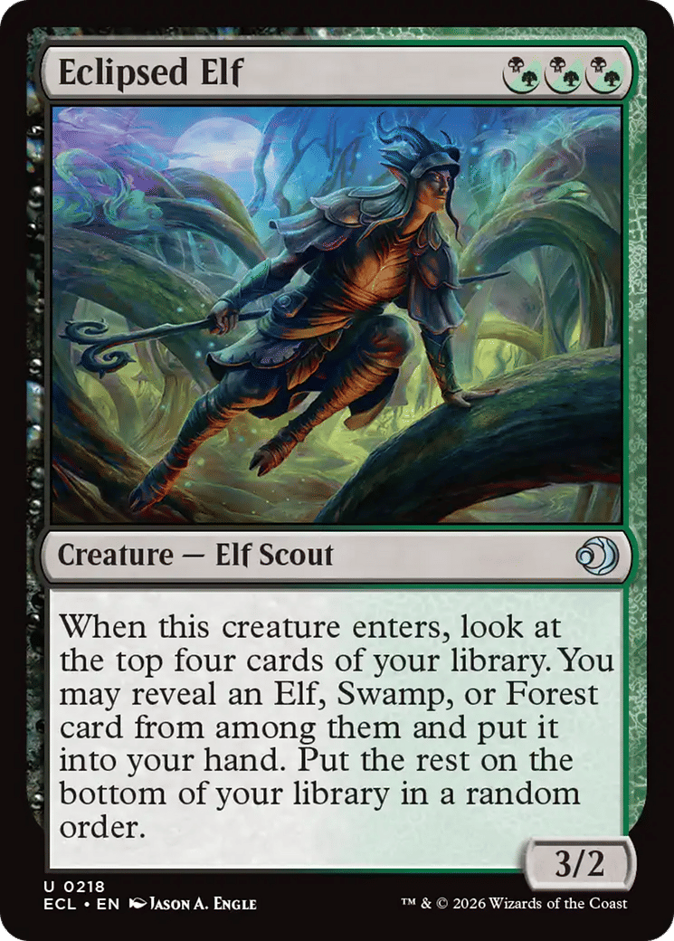 Eclipsed Elf — Lorwyn Eclipsed — Magic: The Gathering