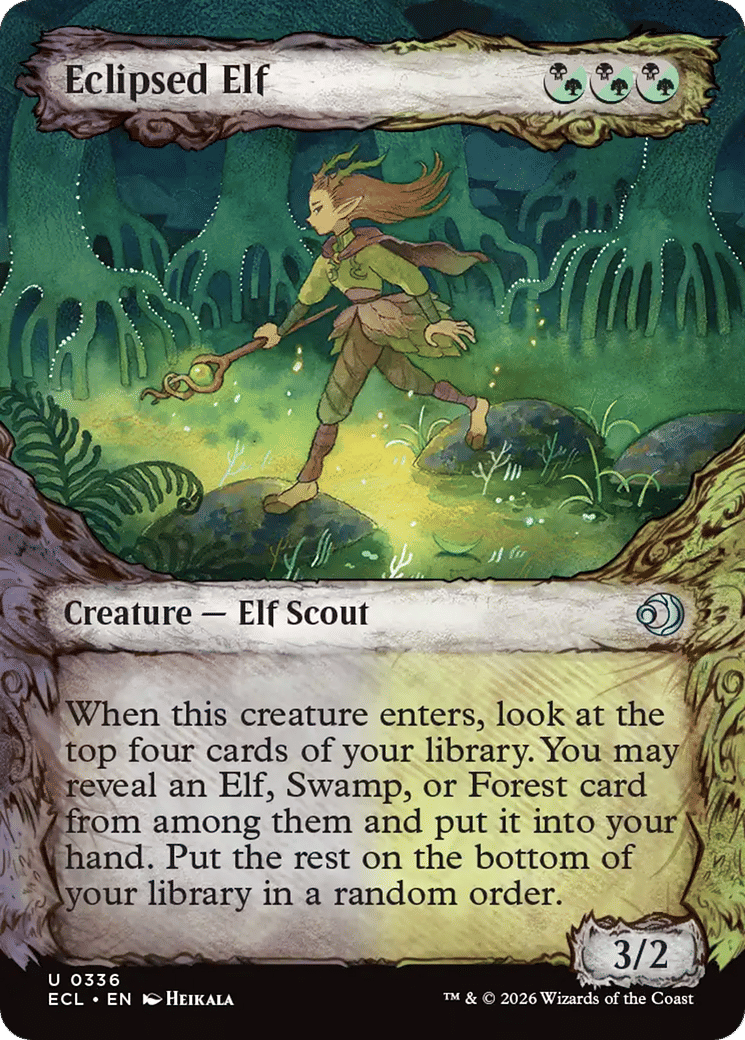 Elfe éclipsé — Lorwyn Eclipsed — Magic: The Gathering