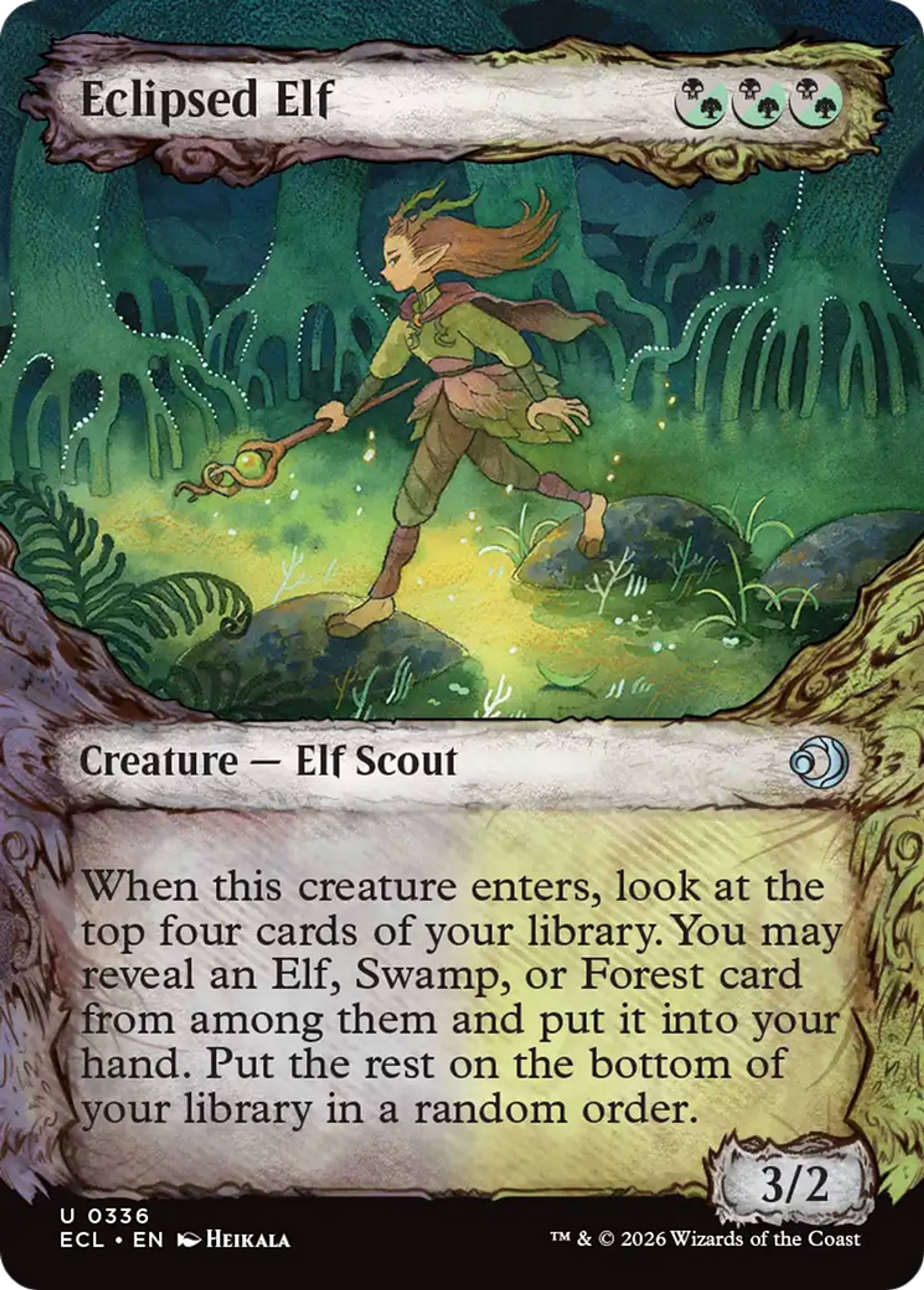 Elfe éclipsé — Lorwyn Eclipsed — Magic: The Gathering