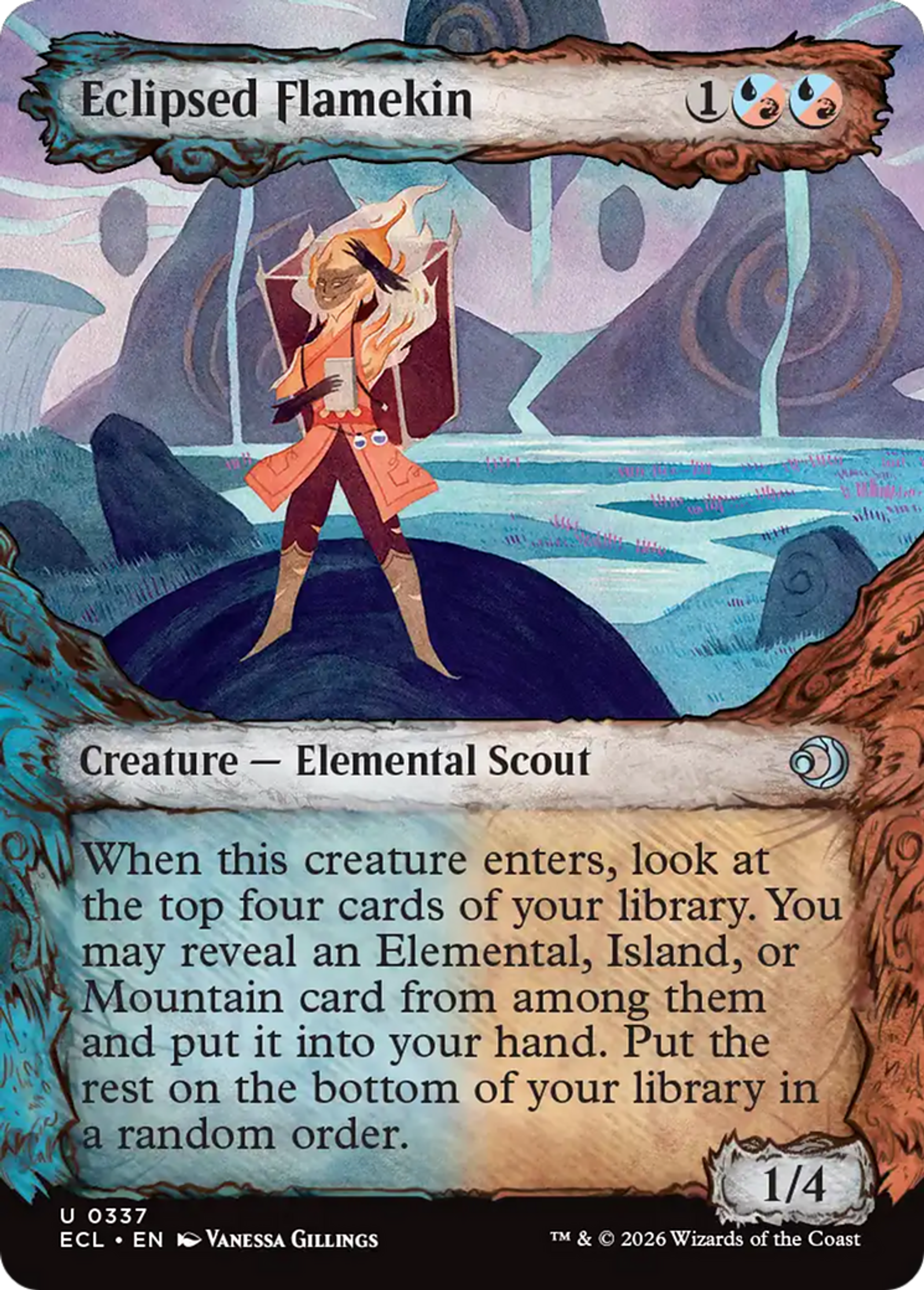 Eclipsed Flamekin — Lorwyn Eclipsed — Magic: The Gathering