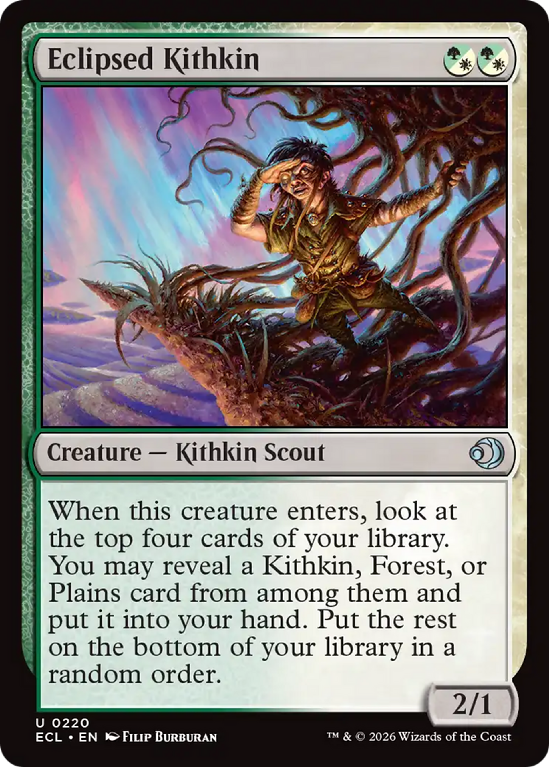 Eclipsed Kithkin — Lorwyn Eclipsed — Magic: The Gathering