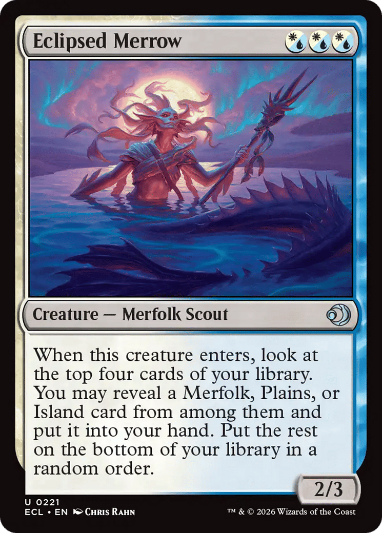 Eclipsed Merrow — Lorwyn Eclipsed — Magic: The Gathering