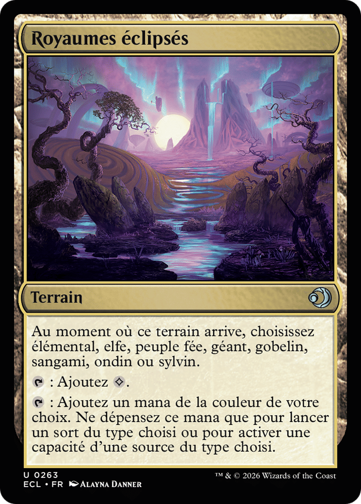 Royaumes éclipsés — Lorwyn Eclipsed — Magic: The Gathering