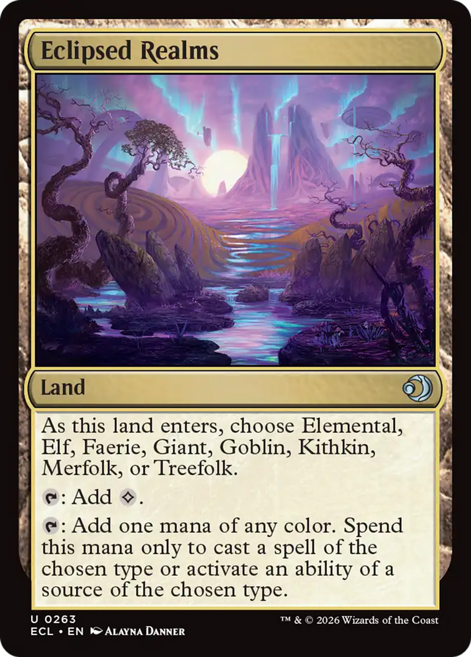 Royaumes éclipsés — Lorwyn Eclipsed — Magic: The Gathering