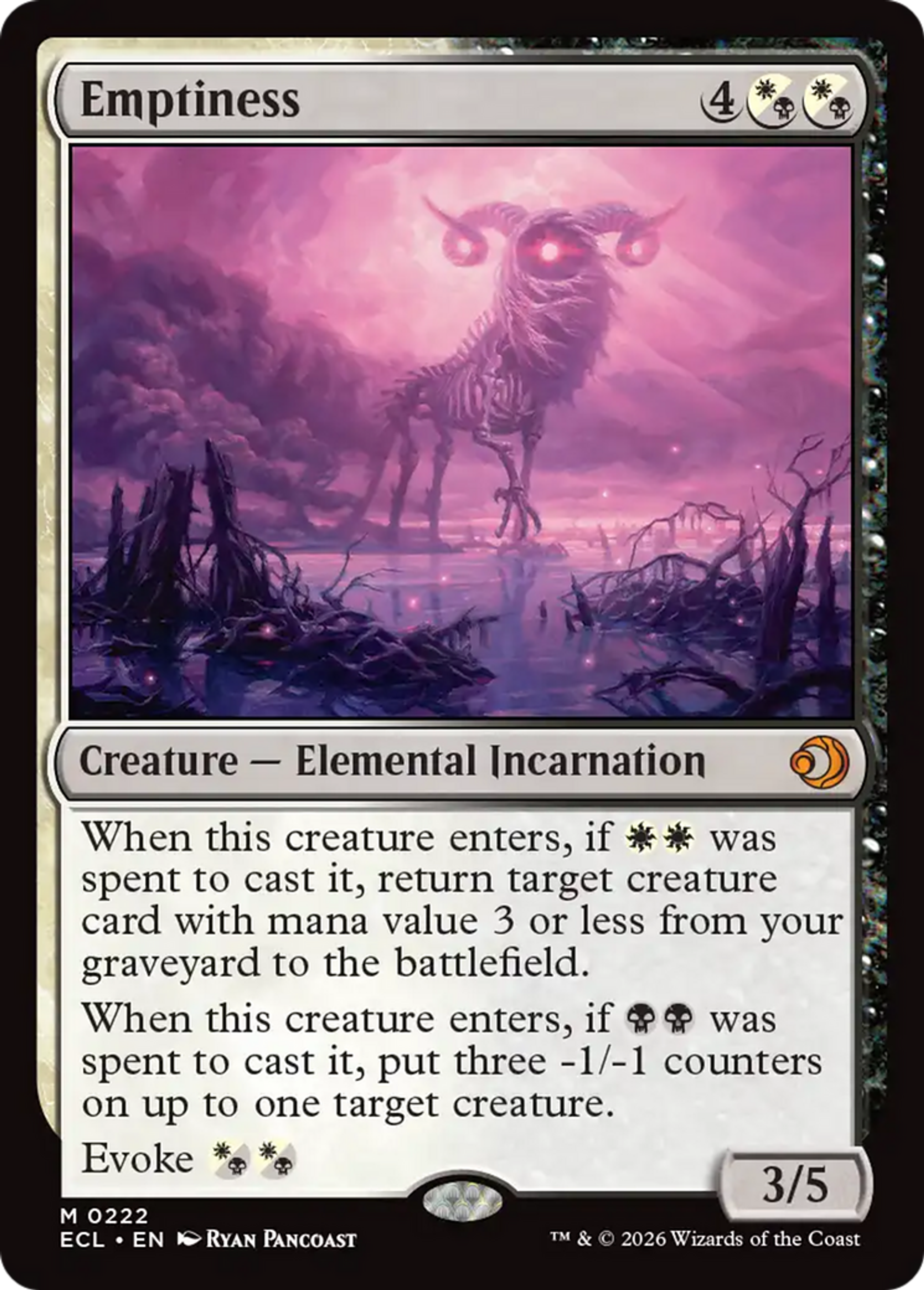 Emptiness — Lorwyn Eclipsed — Magic: The Gathering