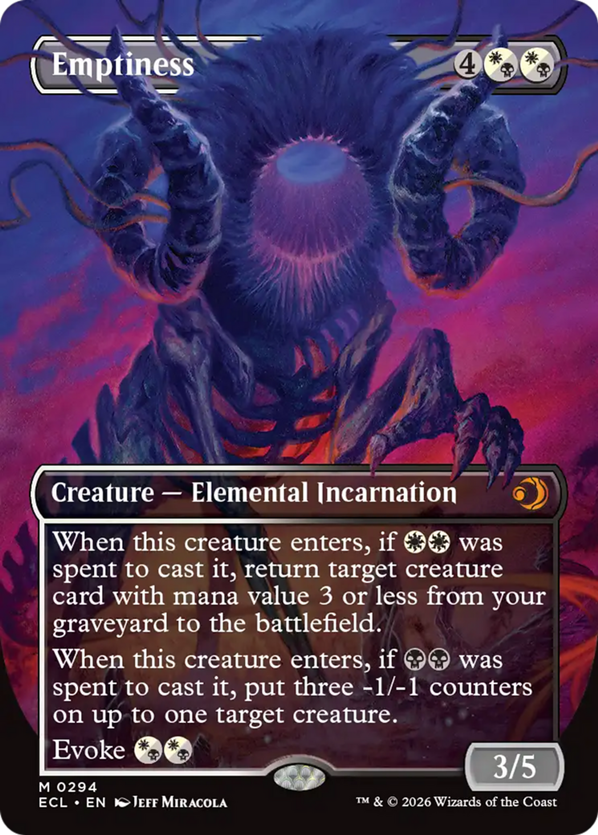 Emptiness — Lorwyn Eclipsed — Magic: The Gathering