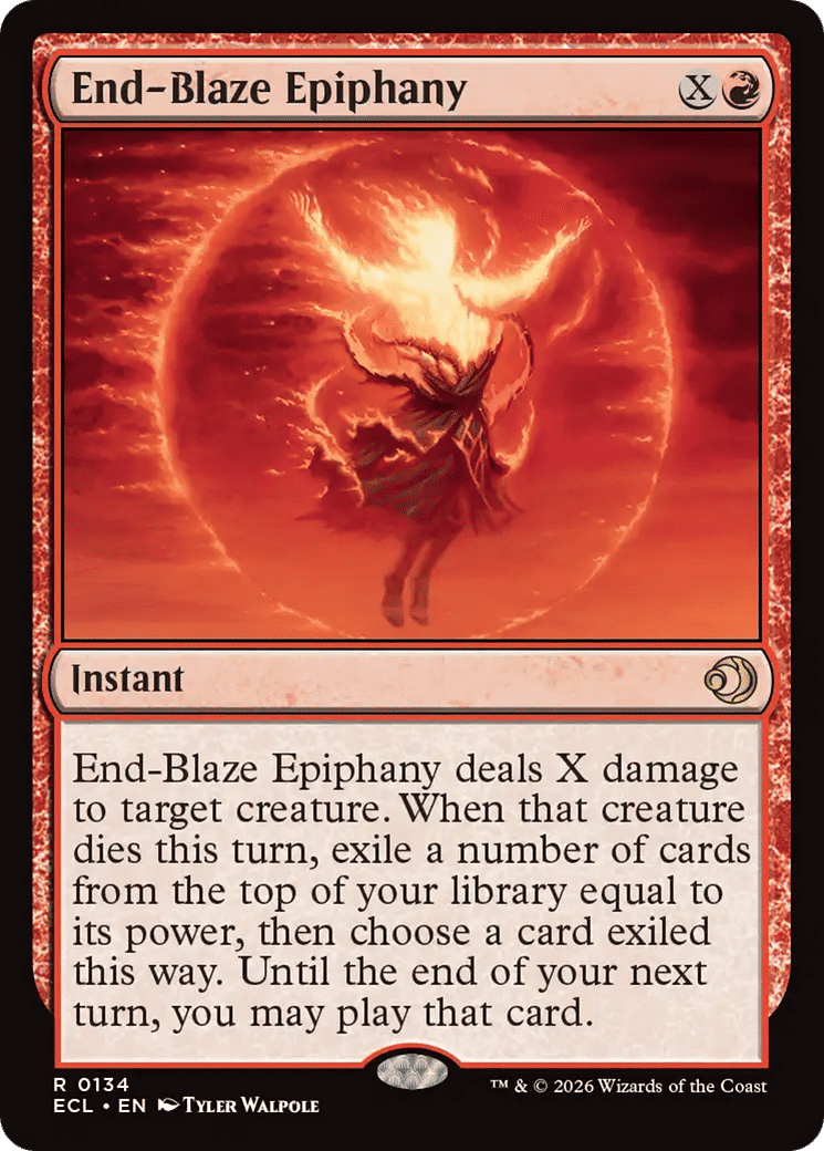 End-Blaze Epiphany — Lorwyn Eclipsed — Magic: The Gathering