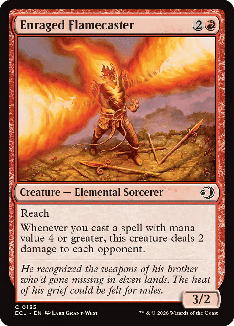 Lanceflamme enragé — Lorwyn Eclipsed — Magic: The Gathering