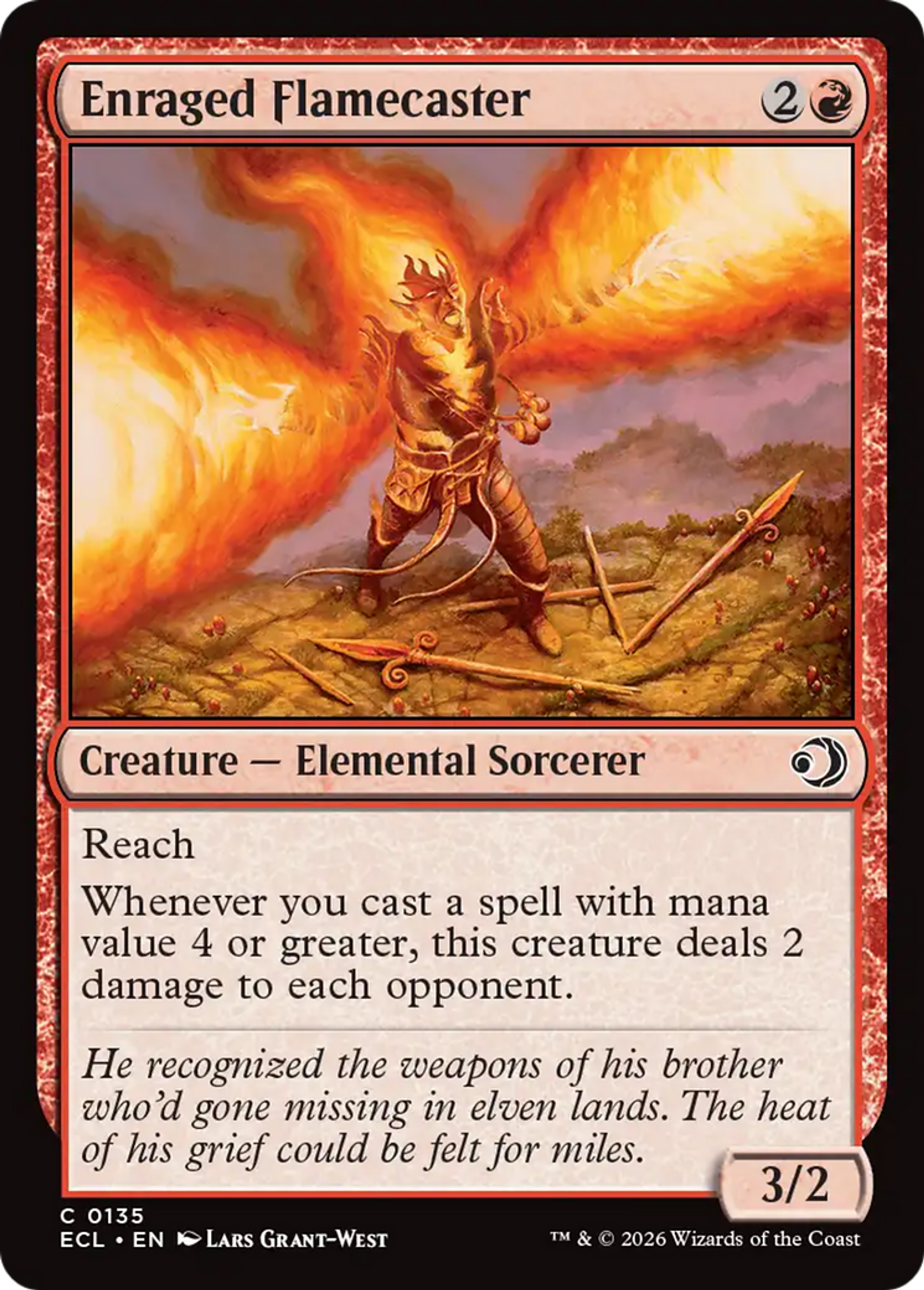 Lanceflamme enragé — Lorwyn Eclipsed — Magic: The Gathering