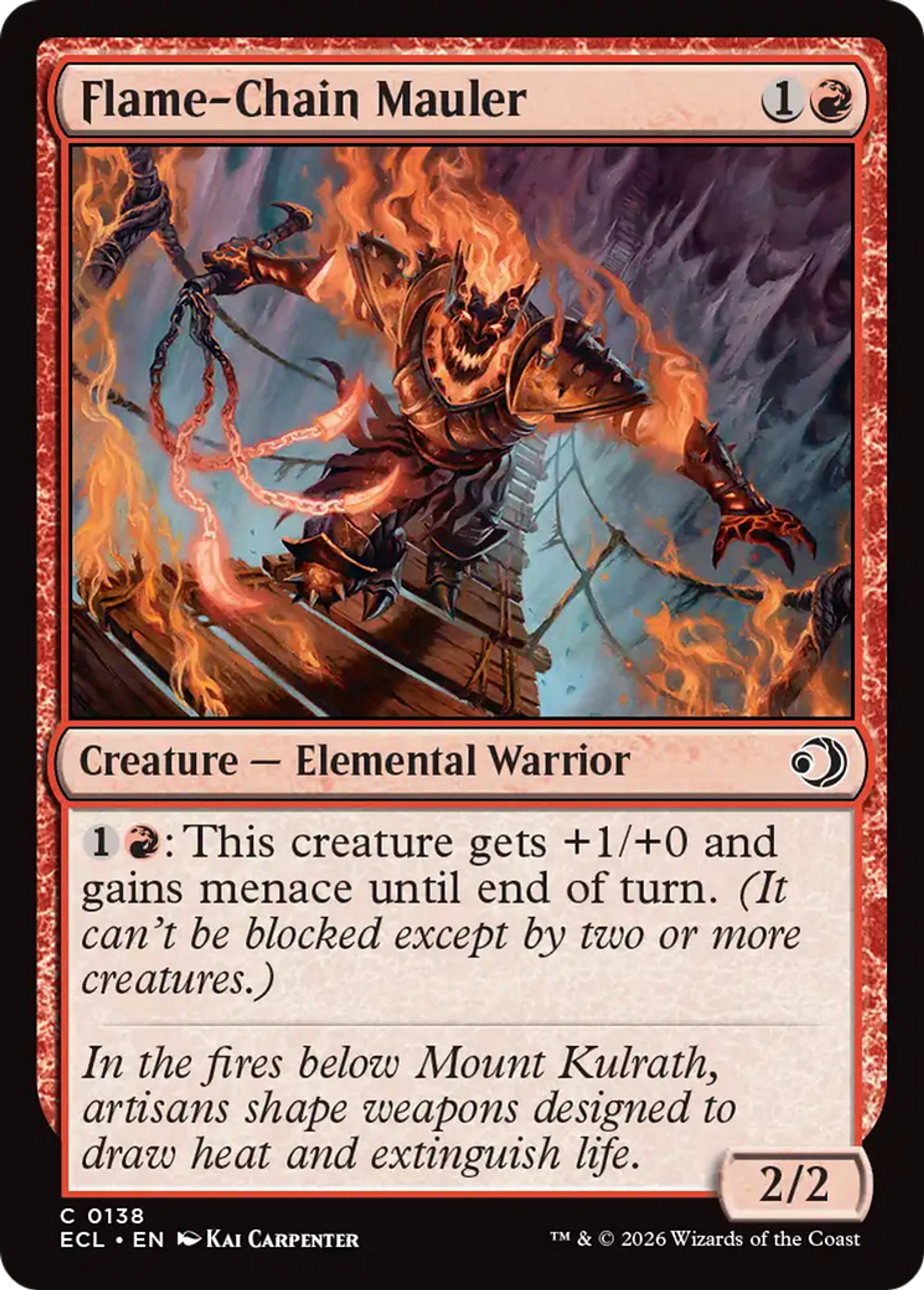 Flame-Chain Mauler — Lorwyn Eclipsed — Magic: The Gathering