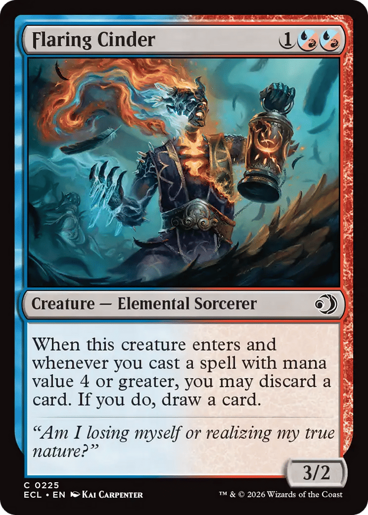 Flaring Cinder — Lorwyn Eclipsed — Magic: The Gathering