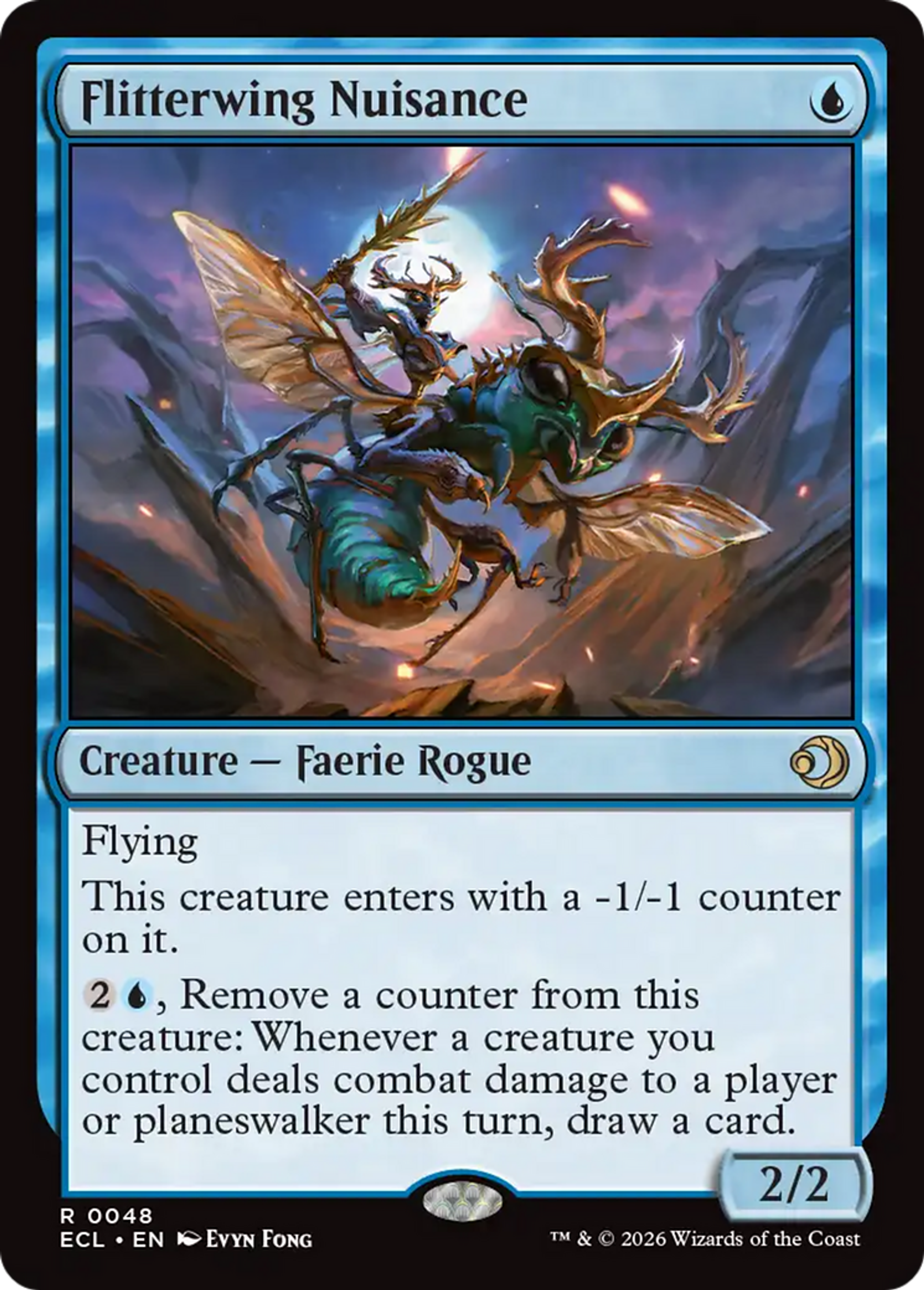 Flitterwing Nuisance — Lorwyn Eclipsed — Magic: The Gathering
