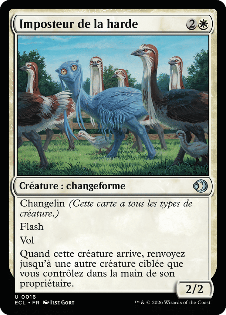 Imposteur de la harde — Lorwyn Eclipsed — Magic: The Gathering