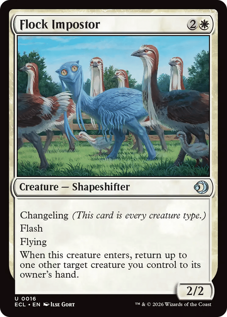 Flock Impostor — Lorwyn Eclipsed — Magic: The Gathering