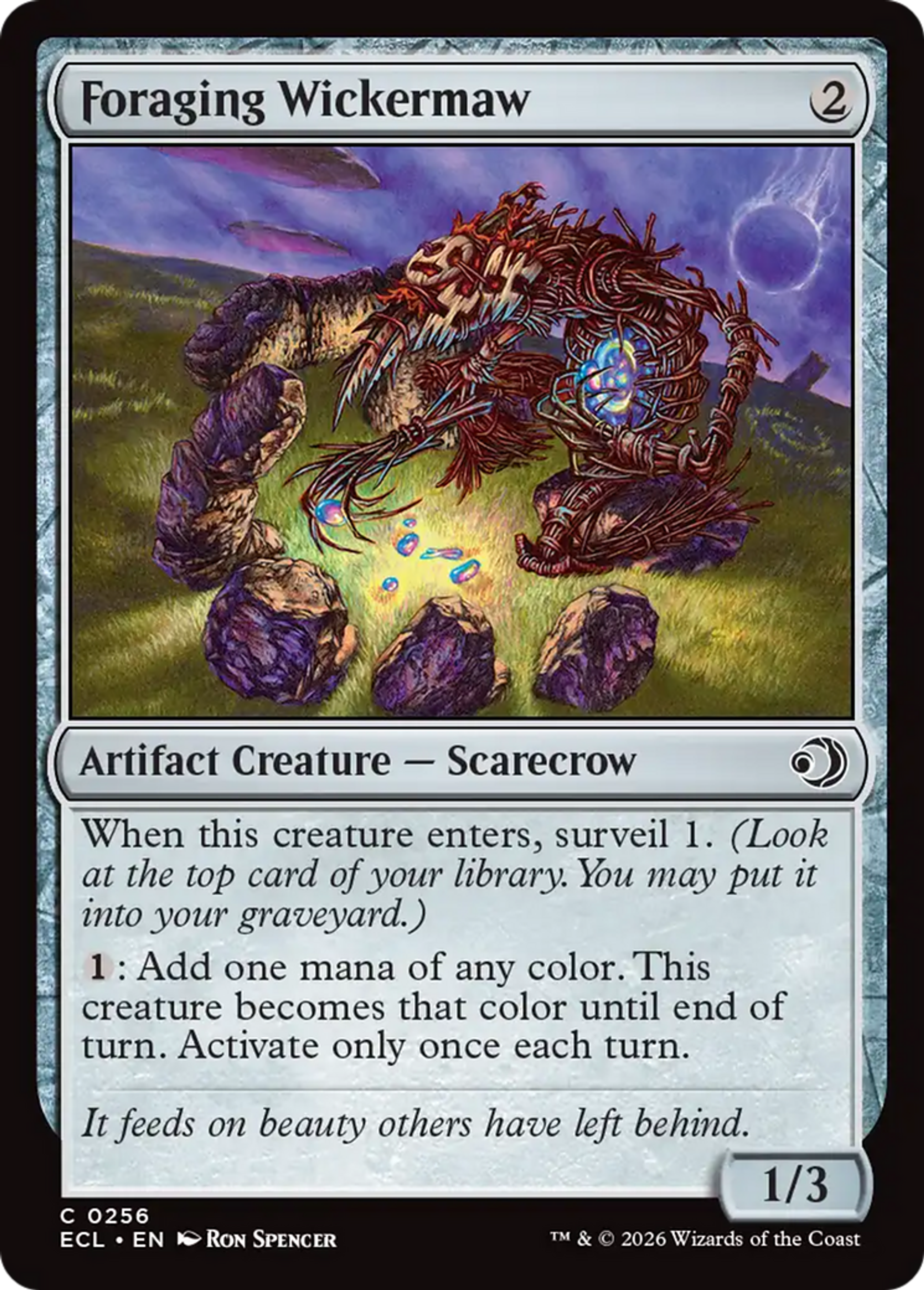 Gueule d'osier fureteur — Lorwyn Eclipsed — Magic: The Gathering
