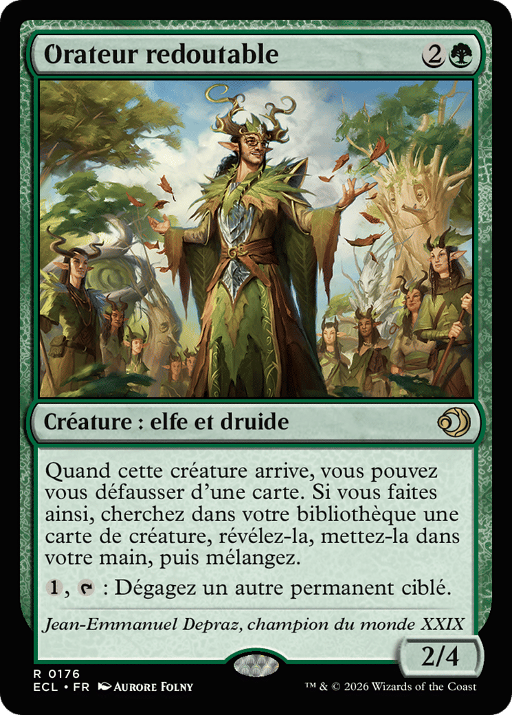 Orateur redoutable — Lorwyn Eclipsed — Magic: The Gathering