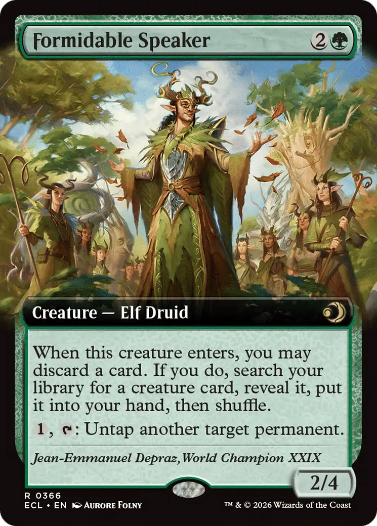 Orateur redoutable — Lorwyn Eclipsed — Magic: The Gathering