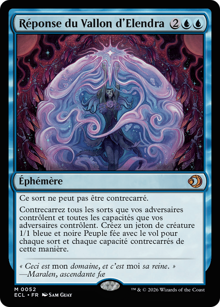 Réponse du Vallon d'Elendra — Lorwyn Eclipsed — Magic: The Gathering