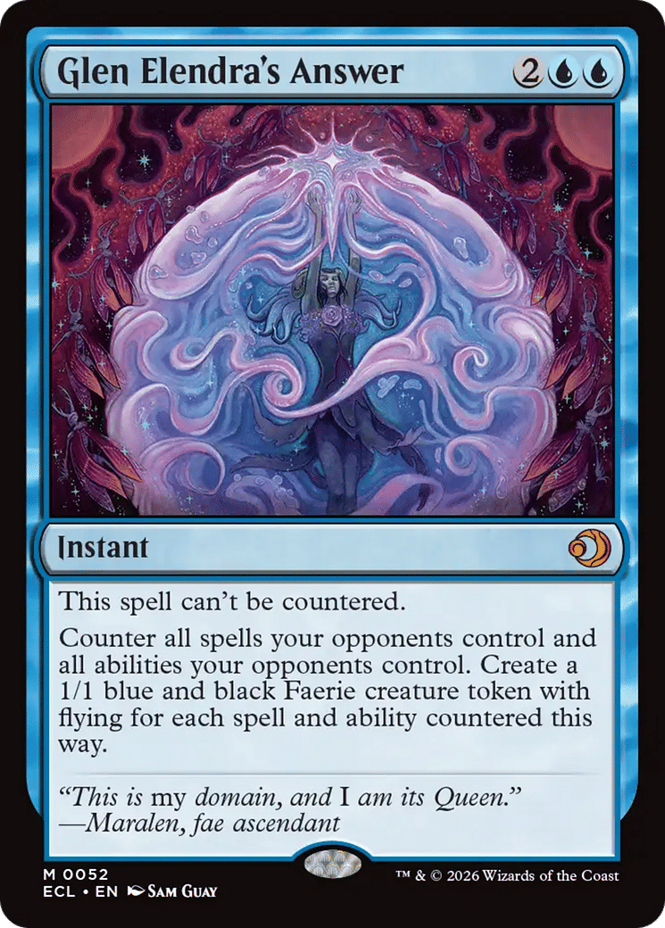 Glen Elendra's Answer — Lorwyn Eclipsed — Magic: The Gathering