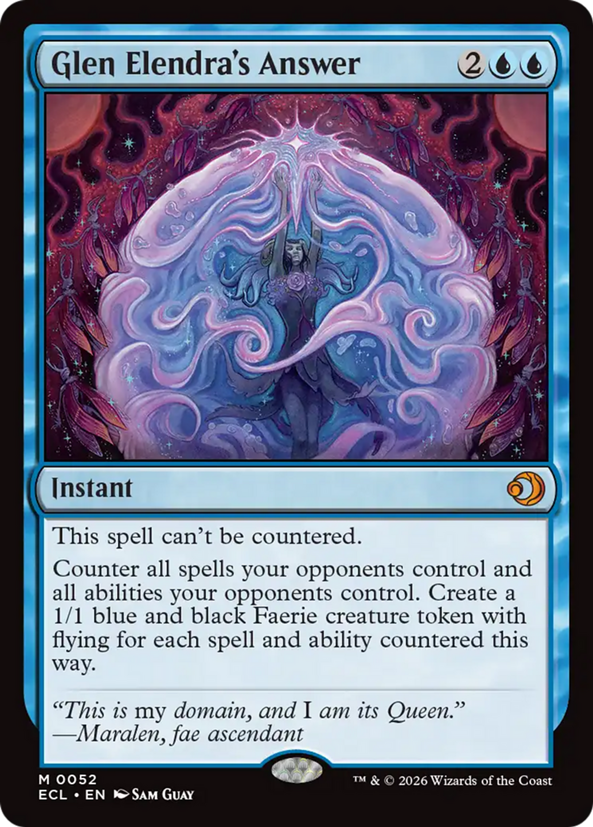 Réponse du Vallon d'Elendra — Lorwyn Eclipsed — Magic: The Gathering