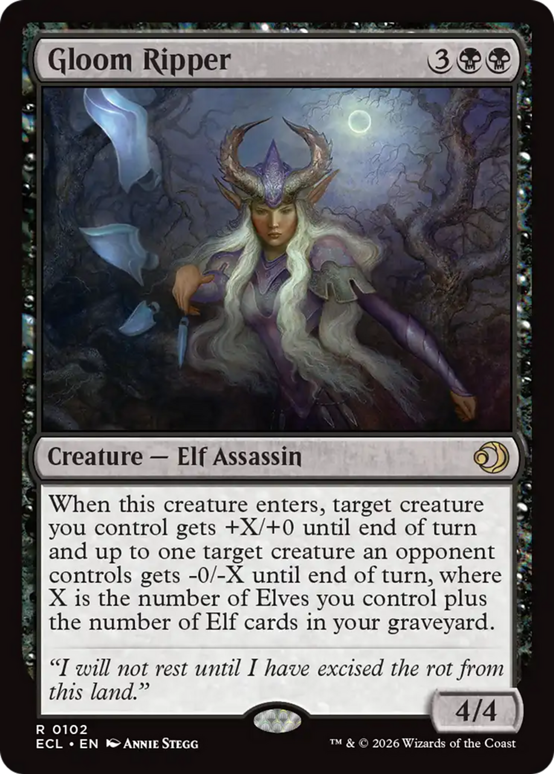 Éventreuse des ténèbres — Lorwyn Eclipsed — Magic: The Gathering