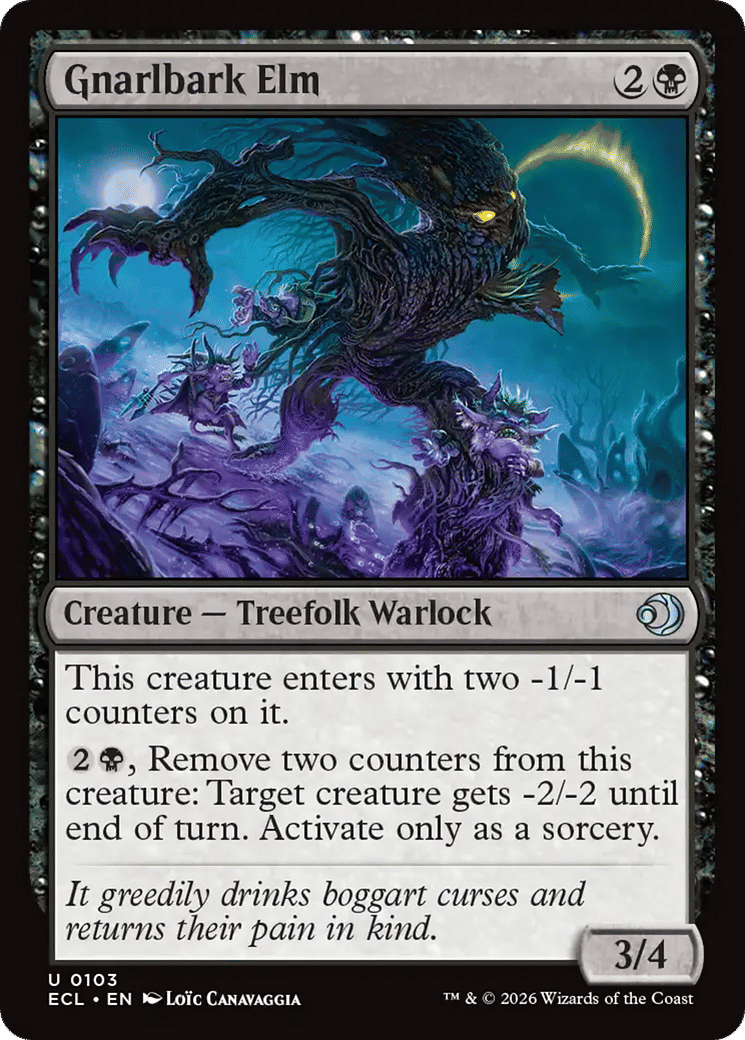 Gnarlbark Elm — Lorwyn Eclipsed — Magic: The Gathering
