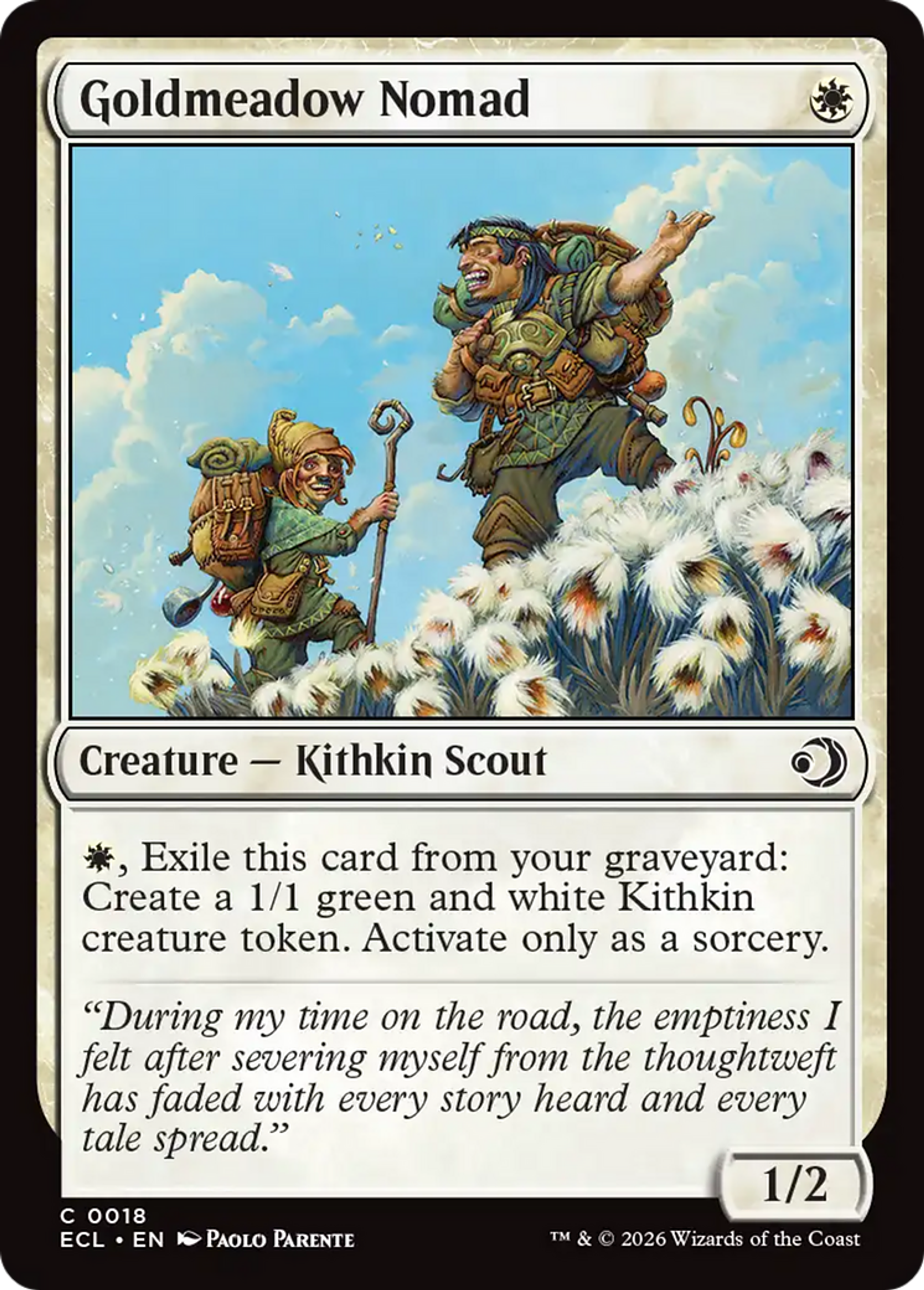 Nomade d'Orprairie — Lorwyn Eclipsed — Magic: The Gathering