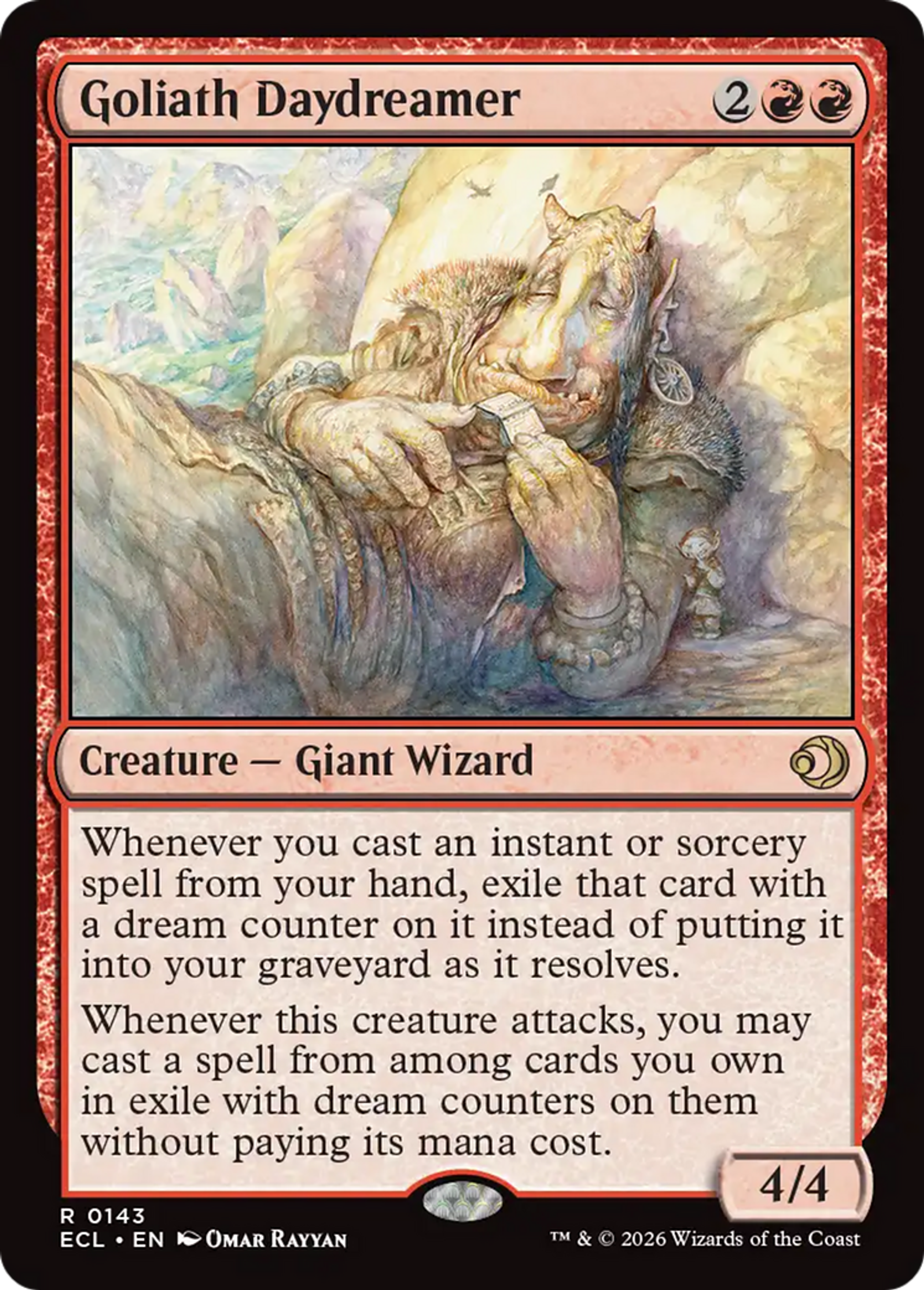 Rêvasseuse goliath — Lorwyn Eclipsed — Magic: The Gathering