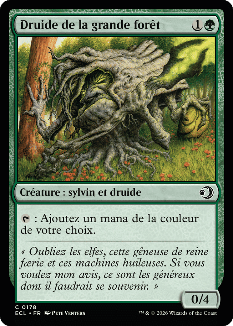Druide de la grande forêt — Lorwyn Eclipsed — Magic: The Gathering