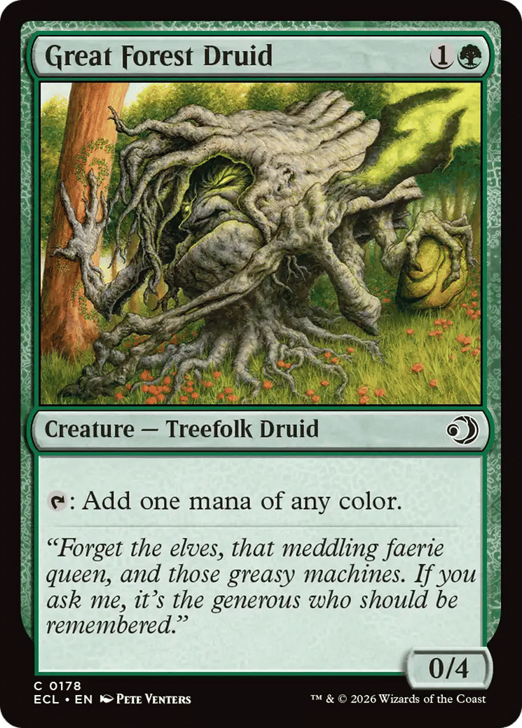 Great Forest Druid — Lorwyn Eclipsed — Magic: The Gathering