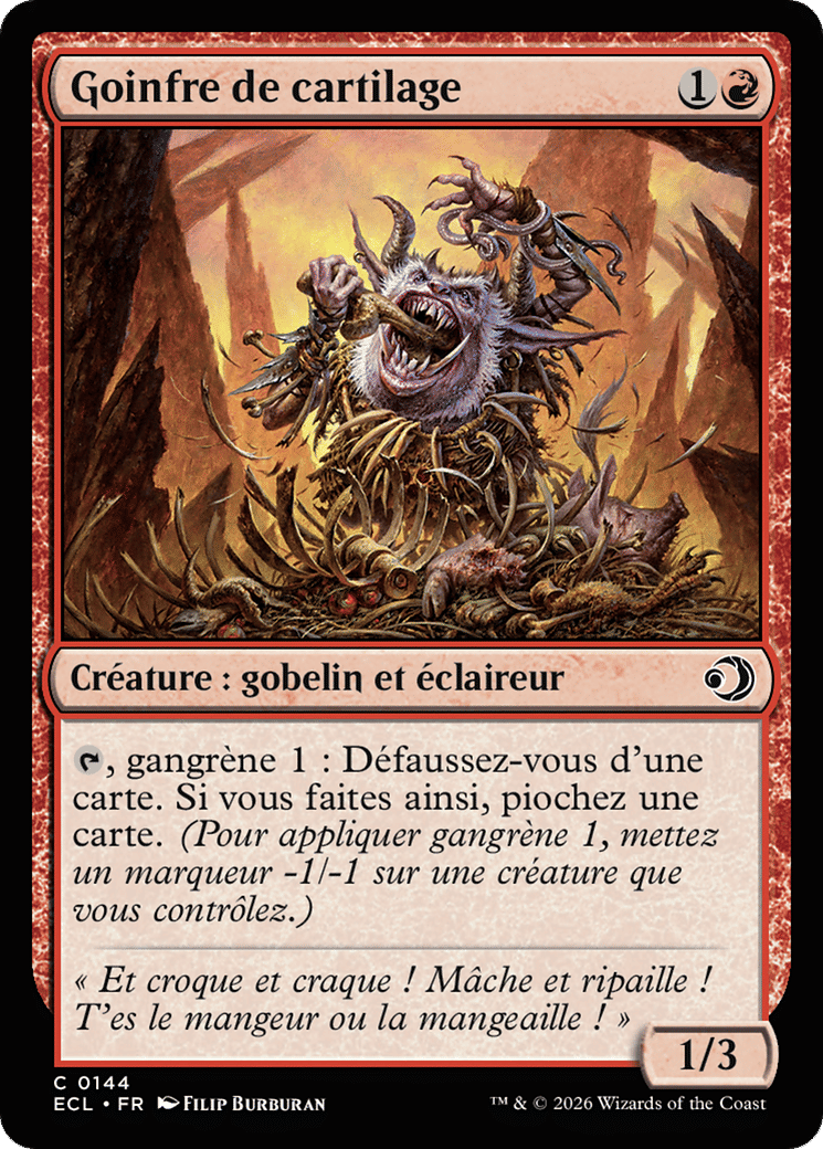 Goinfre de cartilage — Lorwyn Eclipsed — Magic: The Gathering