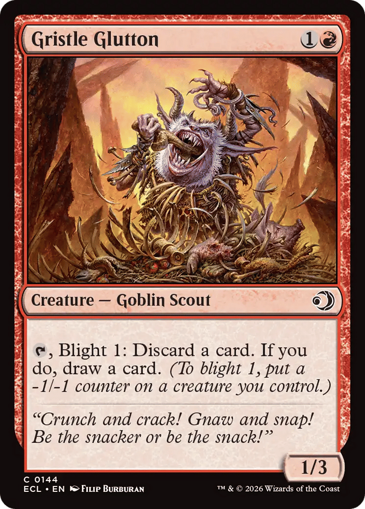 Goinfre de cartilage — Lorwyn Eclipsed — Magic: The Gathering