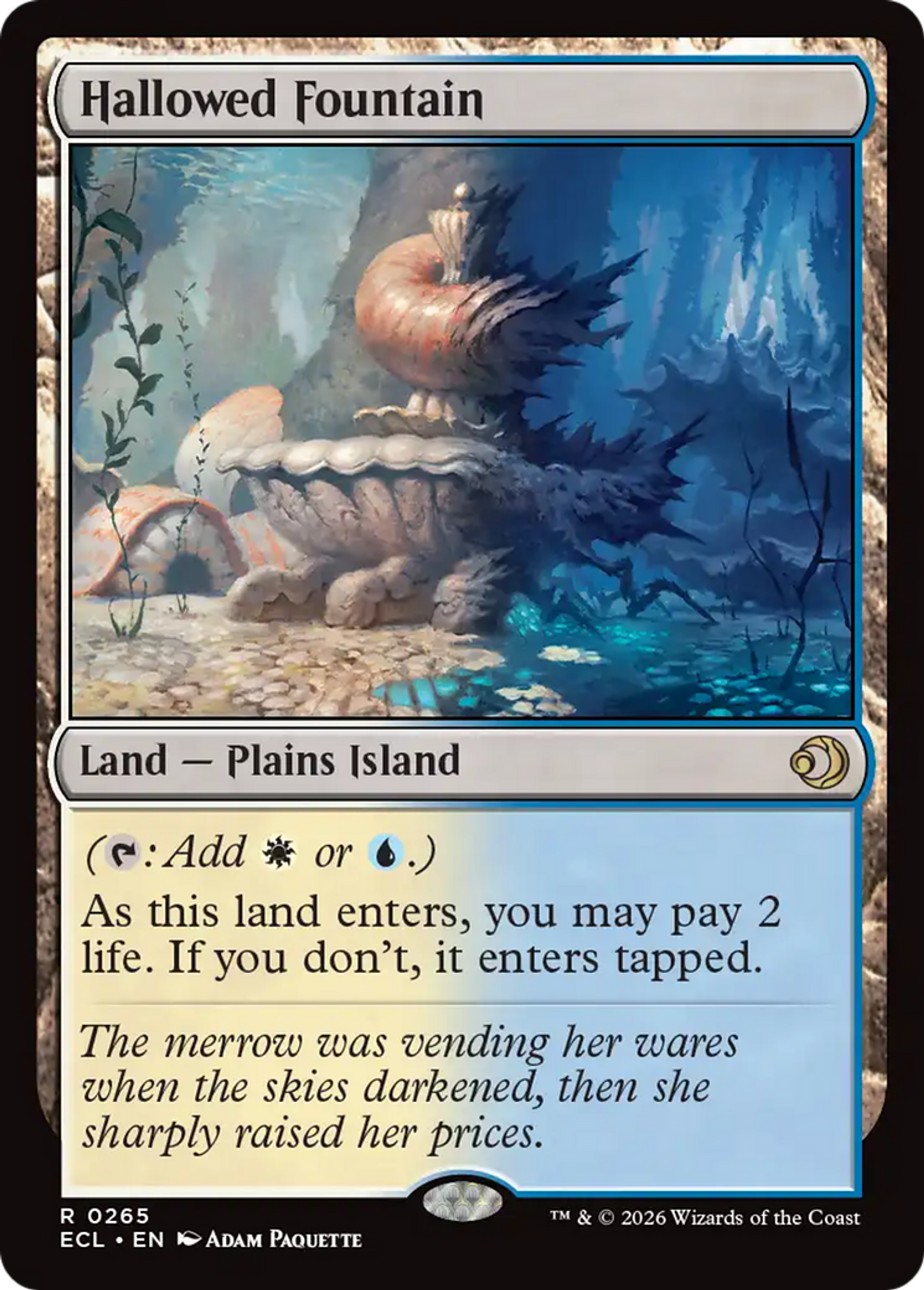 Fontaine sacrée — Lorwyn Eclipsed — Magic: The Gathering