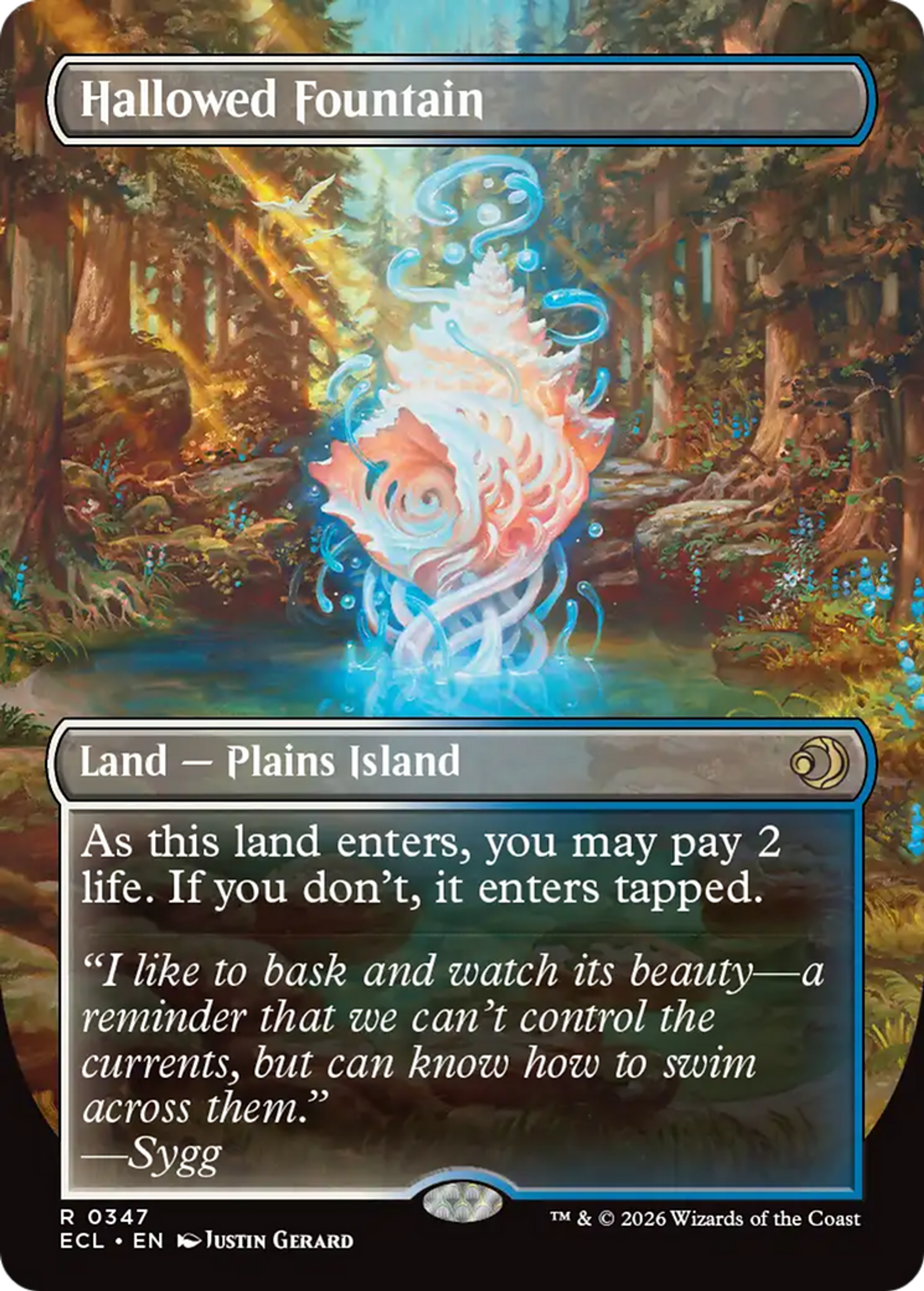 Hallowed Fountain — Lorwyn Eclipsed — Magic: The Gathering