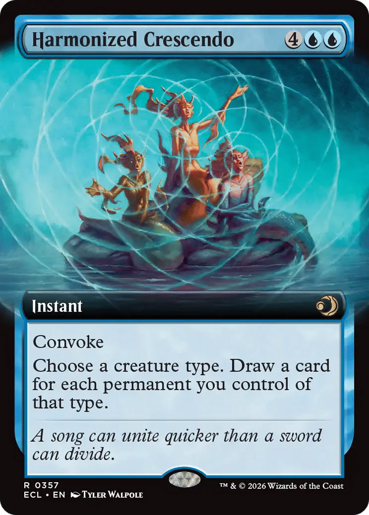 Harmonized Crescendo — Lorwyn Eclipsed — Magic: The Gathering